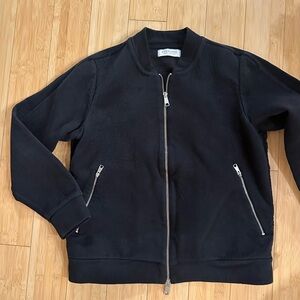 Everlane Men's Classic Black Bomber Jacket
